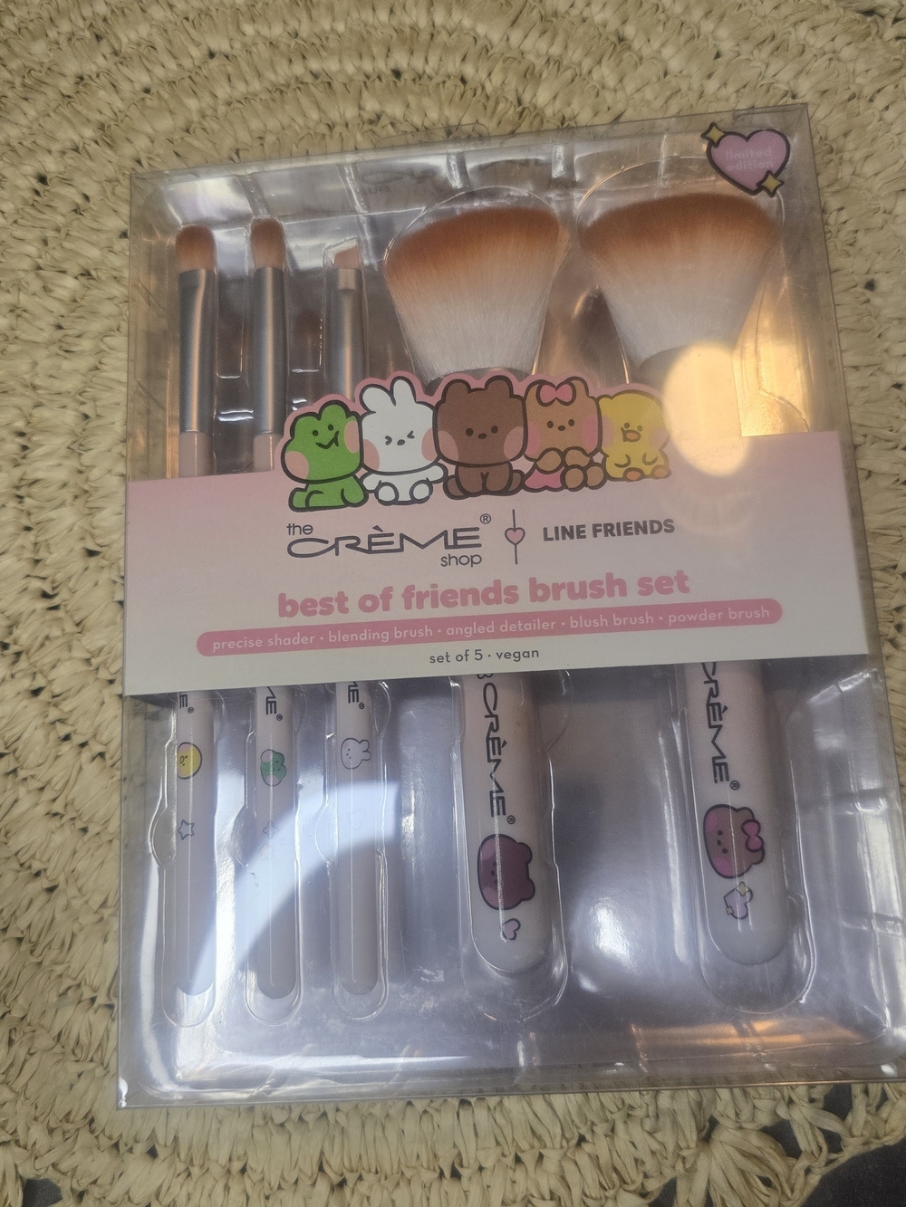 Crème Shop x LINE FRIENDS Best of Friends Brush Set